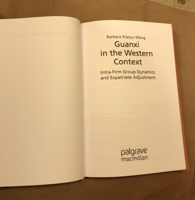Guanxi in the Western Context